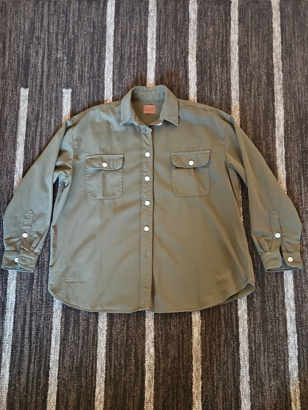 Jamie Haller Big Shirt In Khaki S